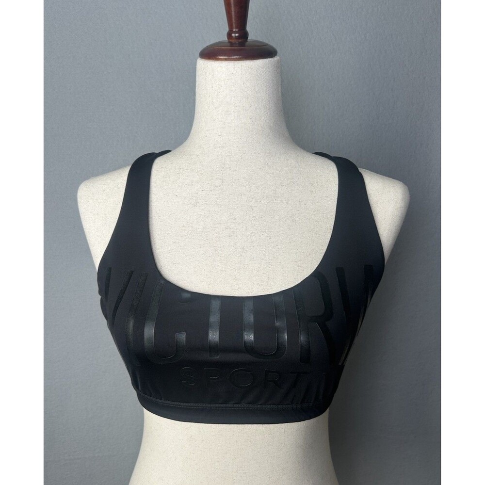 Victoria's Secret Victoria Sport Racerback Bra Logo Strappy Back Fitness Gym‎ M